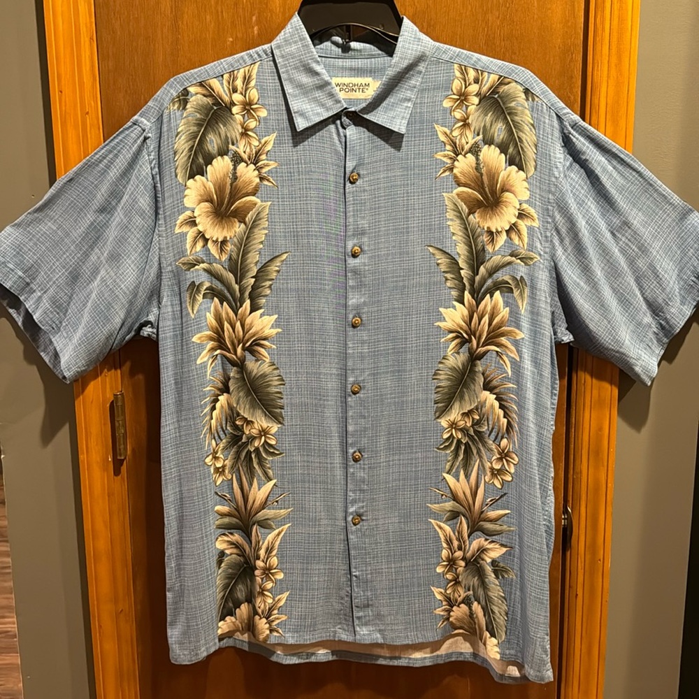 Tropical Blue Linen - Never Worn!